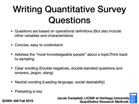 Week 12: Quantitative Research Methods - Surveys and Quantitative Data Analysis