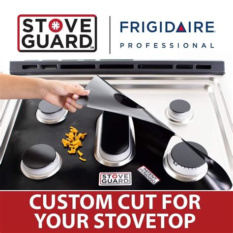 We create custom designed stove protectors for your Fridigaire Stove. Our range protectors keep ...