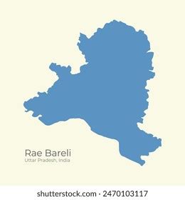 Rae Bareli District Map Uttar Pradesh Stock Vector (Royalty Free) 2470103117 | Shutterstock