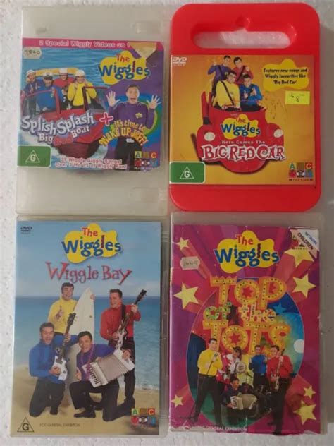 THE WIGGLES - four disc set DVD movie video $4.99 - PicClick AU