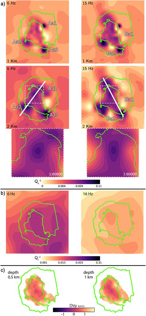 (a) Absorption maps at different frequencies and node spacings. High... | Download Scientific ...