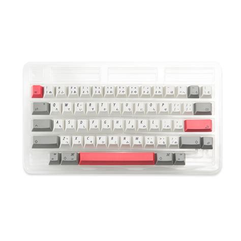 HHKB Topre Keycap Set - Red/Light Gray » 1upkeyboards