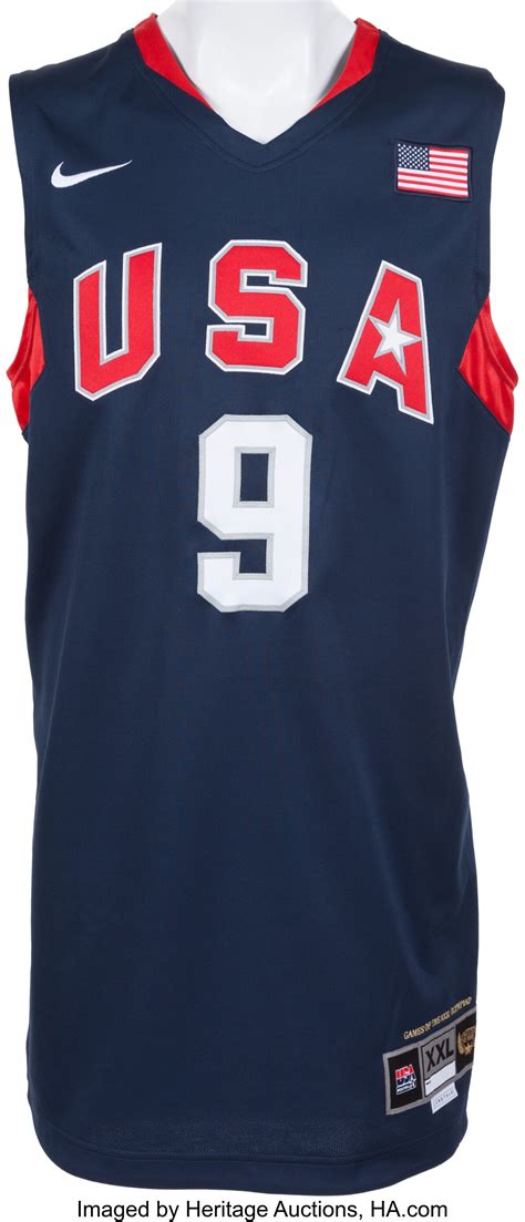 2008 Dwyane Wade Game Worn, Signed United States Olympic Jersey.... | Lot #82484 | Heritage Auctions