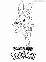 Pokemon sword And shield coloring Pages  Print Colorcom sketch template