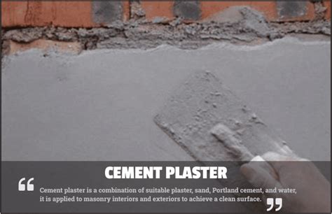 Cement Plaster: Application, Advantages & Disadvantages