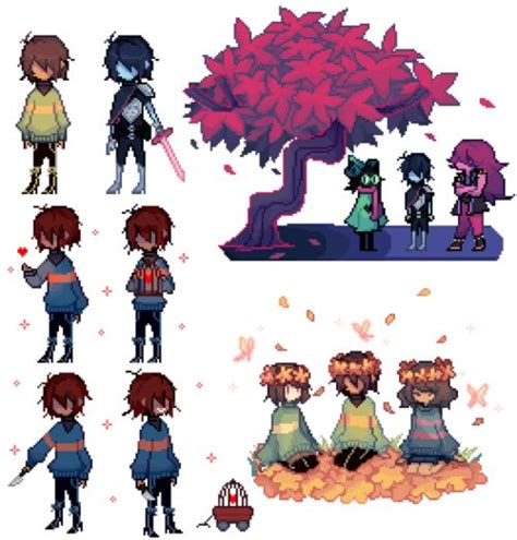 deltarune | Tumblr | Undertale drawings, Pixel art characters, Undertale fanart