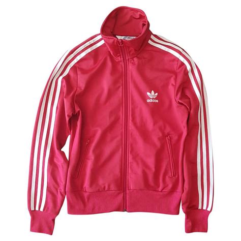 Adidas Jackets White Red Polyester ref.134788 - Joli Closet