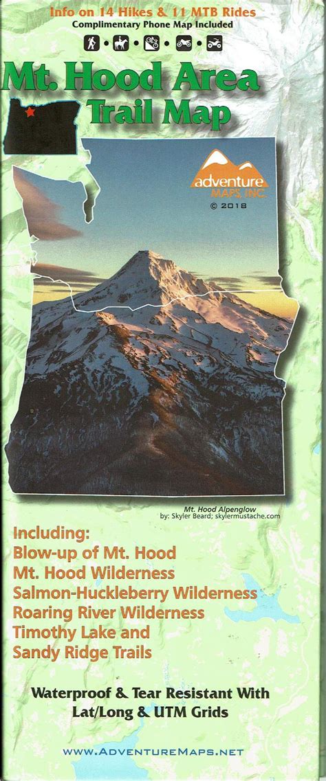 Mt. Hood Area Trail Map by Adventure Maps | Goodreads