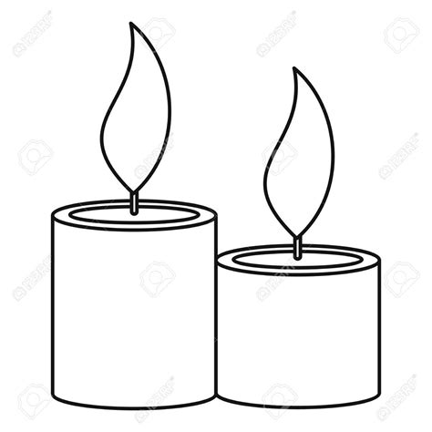 candle outline clipart 20 free Cliparts | Download images on Clipground 2024