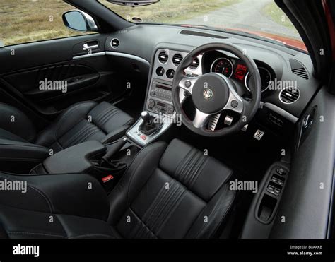 2007 Alfa Romeo 159 interior Stock Photo - Alamy