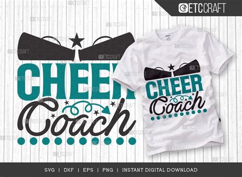 Cheer Coach SVG Cut File, Cheerleading Svg, Cheer Svg, Cheer Life Svg, Cheer Team Svg, Cheer ...