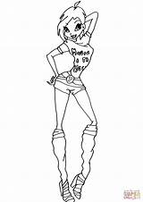 Tecna Disco coloring Page  Free Printable Coloring Pages sketch template