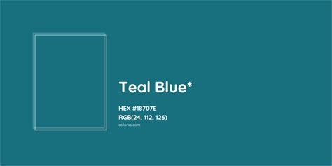 HEX #18707E color name, color code and palettes - colorxs.com