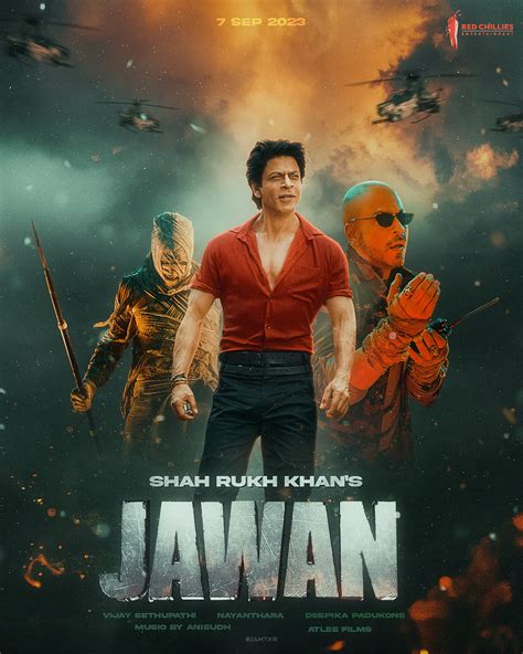 Jawan Fan-made Poster 2023 by TarikulRaana on DeviantArt