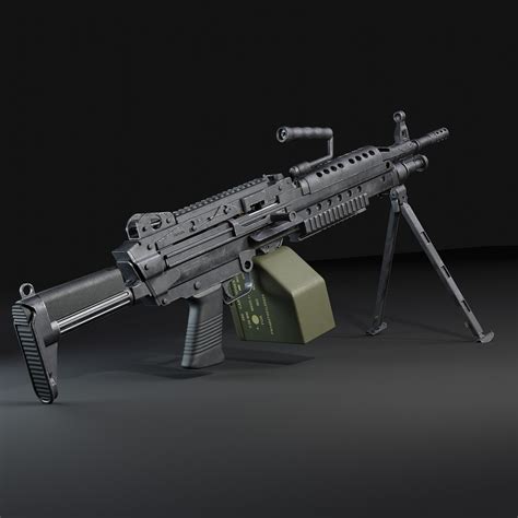 ArtStation - M249 SAW