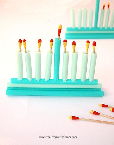 DIY Menorah Craft | AllFreeHolidayCrafts.com