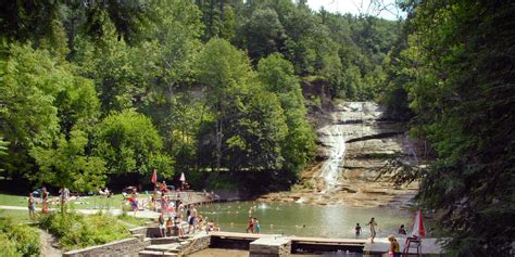 Buttermilk Falls State Park - Finger Lakes Trail