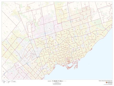 Toronto Postal Code Map – Map Of The World