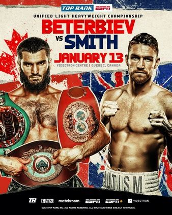 Beterbiev vs. Smith | Boxing Event | Tapology