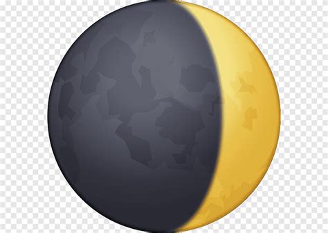 Phase lunaire Lune Emoji Crescent, lune, visage, sphère png | PNGEgg