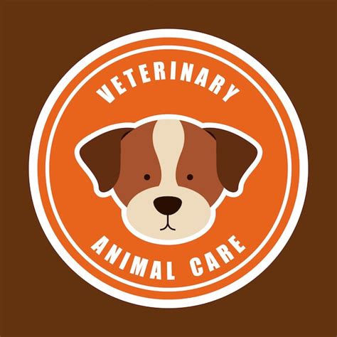 Diseño gráfico del logo de cuidado animal veterinario | Vector Gratis