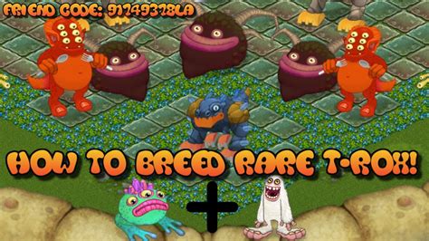 Breeding Rare T-Rox - My Singing Monsters - YouTube