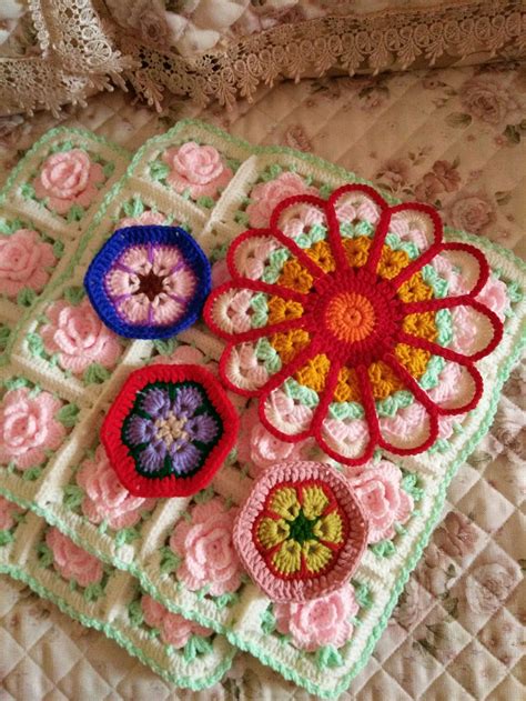 Crochet Pillow Covercrochet Hook Bolster Flower Cushion Cover | Etsy