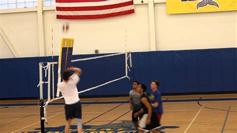 Volleyball Drills with Silent Player Blocking Pads aka "Hitting Zones" - YouTube