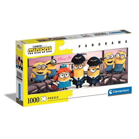 Puzzle 1000 Minions 2 Panorama De CLEMENTONI