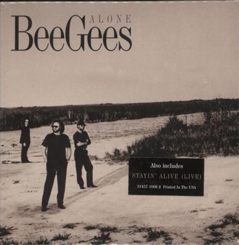 Bee Gees Alone US CD single (CD5 / 5") (83912)