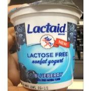 Lactaid Lactose Free Yogurt, Non-Fat, Blueberry: Calories, Nutrition ...