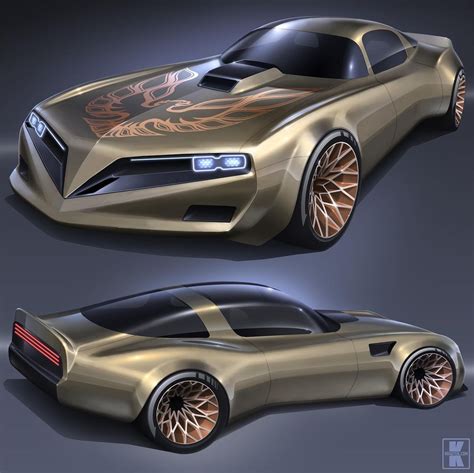 New Pontiac Firebird Trans Am Imagined With 1970s Retro Look ...