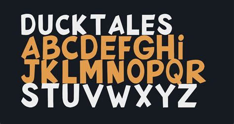 DuckTales free Font - What Font Is