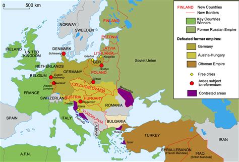 Map Europe After Ww2