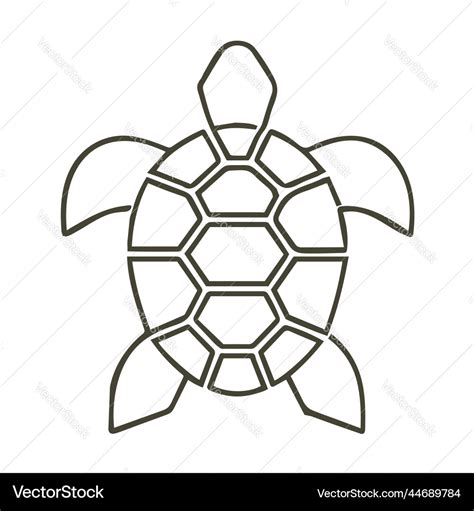 Turtle Outline Clipart