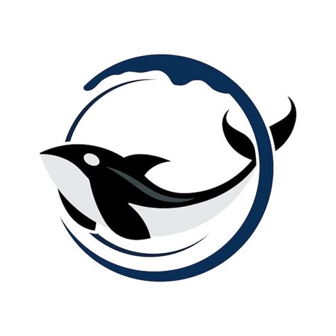 Premium Vector | Killer whale orca logo vector illustration