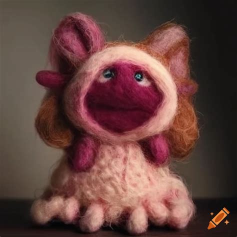 Felted wool dream creatures on Craiyon