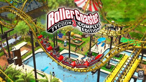 『RollerCoaster Tycoon 3』がEpic Gamesストアで無料配布！定番の遊園地経営シムのリマスター版