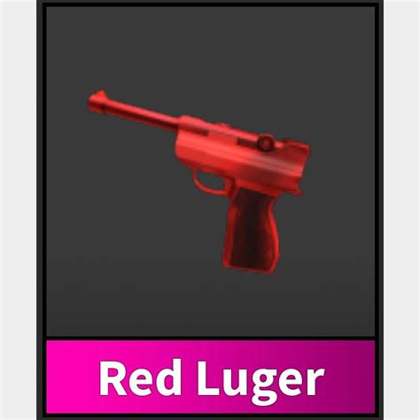 Weapon | Red Luger - MM2 - Game Items - Gameflip