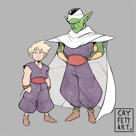 Piccolo & Gohan by CayFettArt on Newgrounds