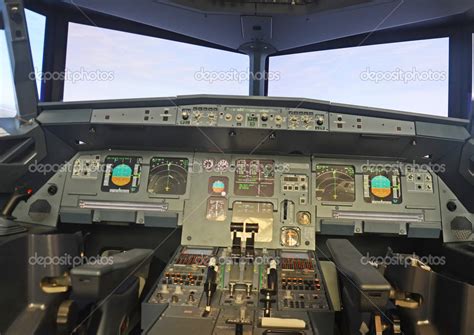 Passenger jet cockpit – Stock Editorial Photo © icholakov01 #24275827