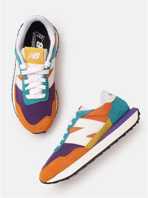 Buy New Balance Women Orange Colourblocked Sneakers - Casual Shoes for ...