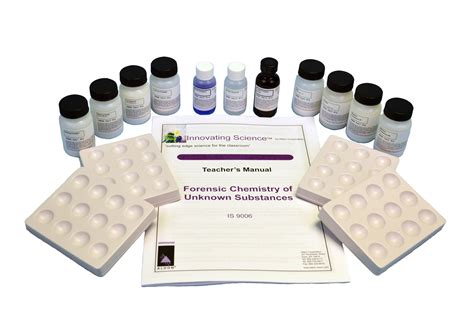 Innovating Science - Forensic Chemistry of Unknown Substances Lab Kit ...