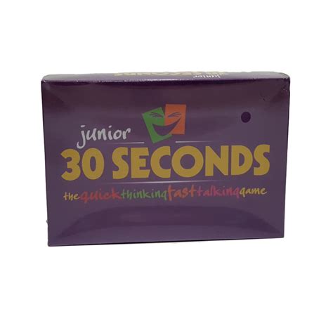 [C] Junior 30 Seconds The Quick Thinking Fast Talking Game – WizZon