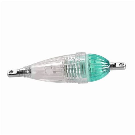 Mini LED Deep Drop Underwater Fishing Lure Light Squid Fish Lure Light Green Underwater Lure ...