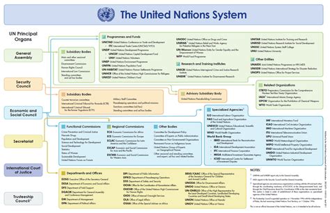 Visible Business: The United Nations System Organizational Chart