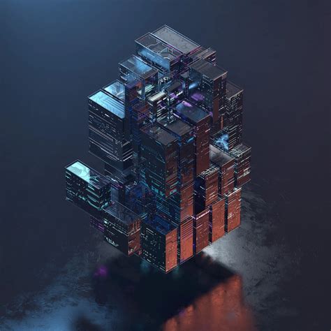 Micro Block - The Raw & Rendered Shop | Isometric art, Cube, Digital ...