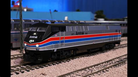 HO Scale Amtrak P42 Phase II Heritage Unit Sound Demo HD - YouTube