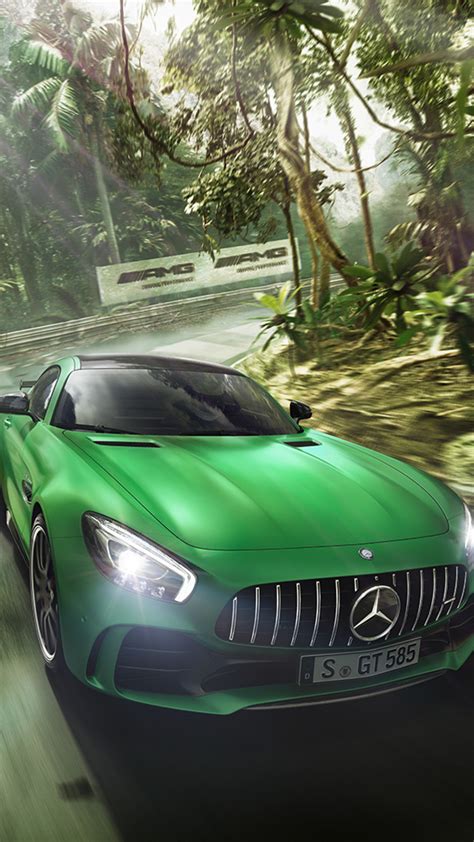 2160x3840 Green Mercedes Benz AMG GT R Sony Xperia X,XZ,Z5 Premium HD ...