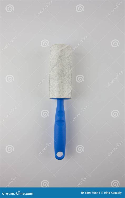 Sticky Roller for Collecting Dust, Wool, Hair. Stock Image - Image of clothing, remover: 180175641